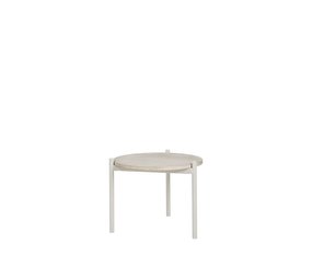 Broste Copenhagen Table Elaine blanche Ø49.5cm Broste Copenhagen Table Elaine blanche Ø49.5cm