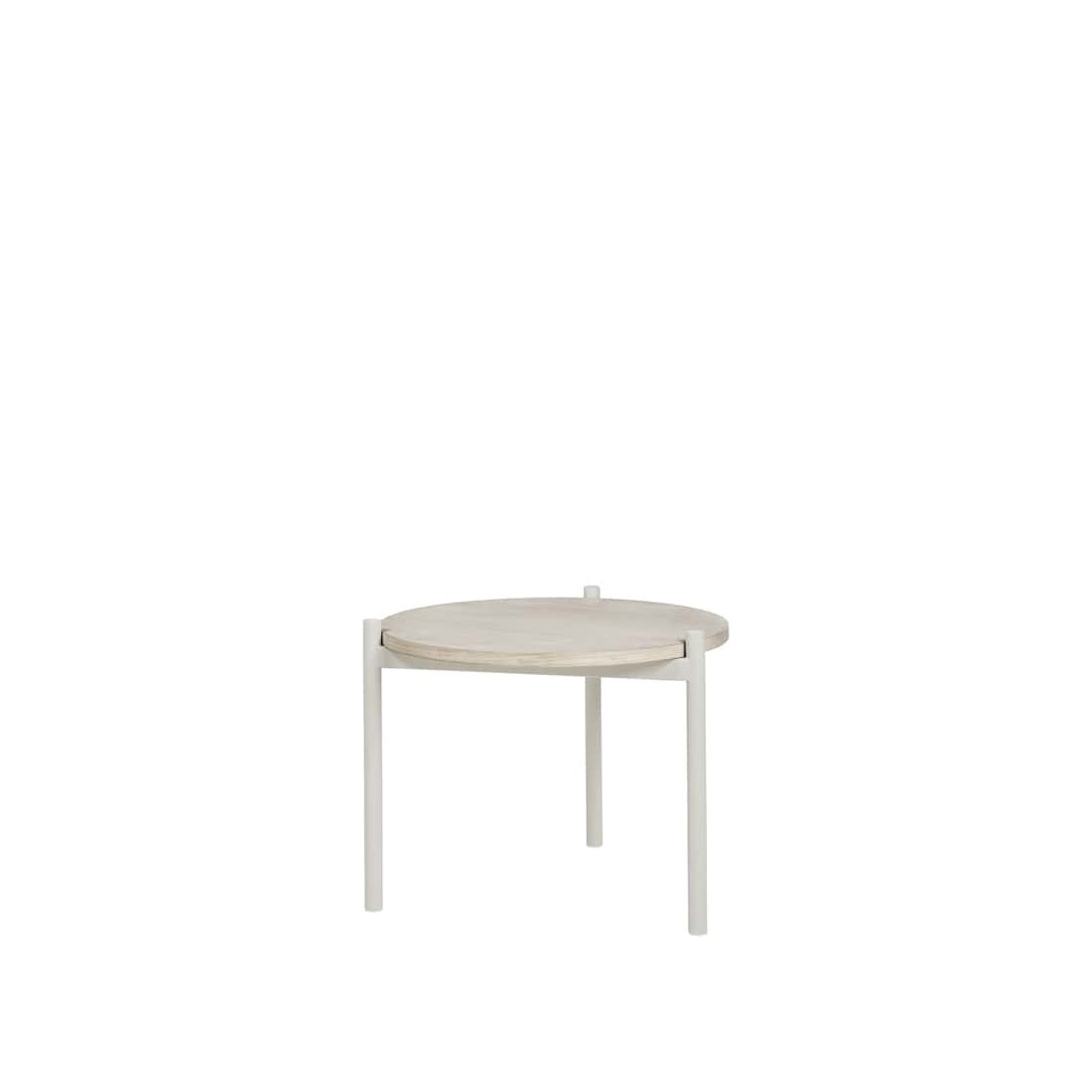 Broste Copenhagen Table Elaine blanche Ø49.5cm - Table Elaine blanche Ø49.5cm