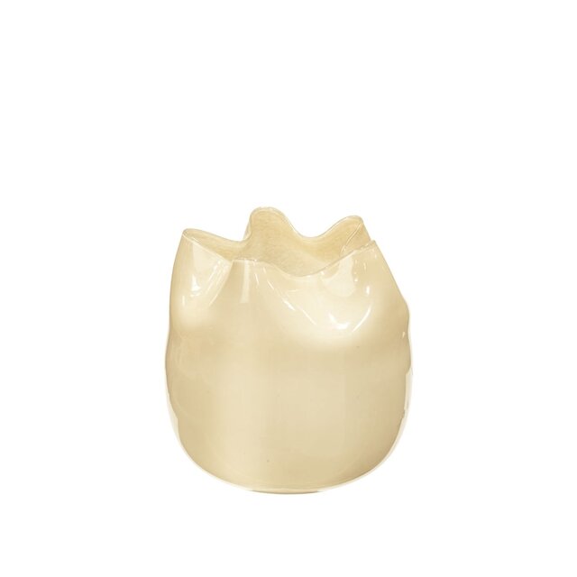 Broste Copenhagen Esther vaas geel Ø30cm - 14485028