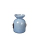 Broste Copenhagen Vera vaas blauw Ø21cm - 14485041 Broste Copenhagen Vera vaas blauw Ø21cm - 14485041