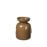 Broste Copenhagen Vera vase brown Ø21cm - 14485042