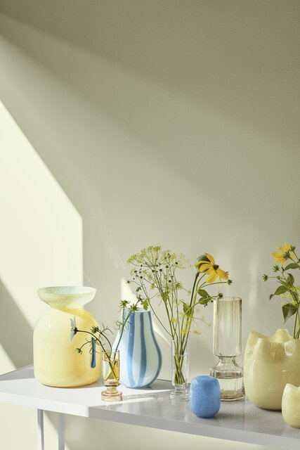 Broste Copenhagen Vera vaso giallo Ø21cm - 14485040