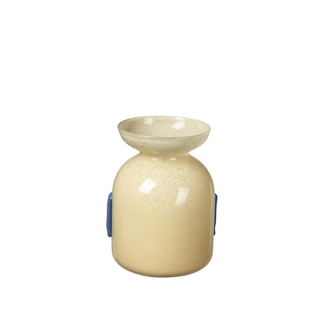 Broste Copenhagen Vera vaso giallo Ø21cm - 14485040