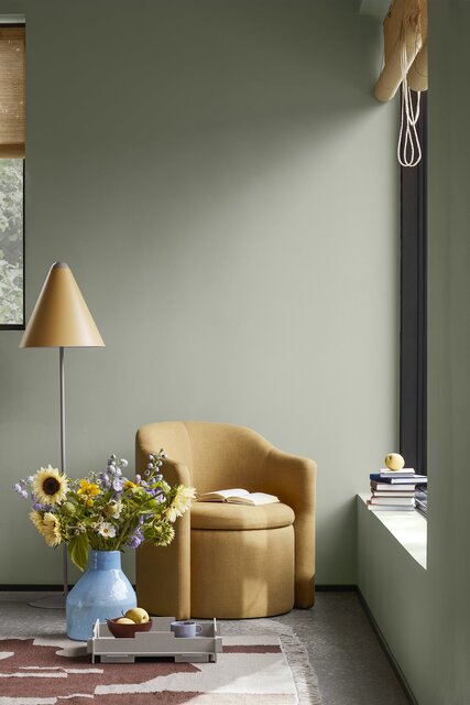 Broste Copenhagen Silas Vase blau Ø25cm - 14485046