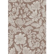 KEK Amsterdam Tegnet blomstertapet 100x280cm nøgen - FR-002