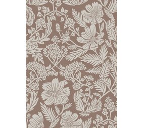 KEK Amsterdam Tegnet blomstertapet 100x280cm nøgen FR-002 KEK Amsterdam Tegnet blomstertapet 100x280cm nøgen FR-002