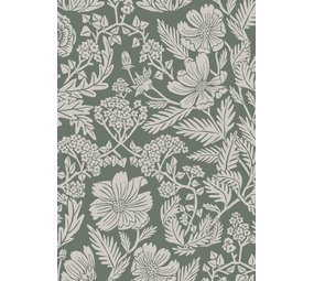 KEK Amsterdam Blommig tapet grön 100x280cm FR-004