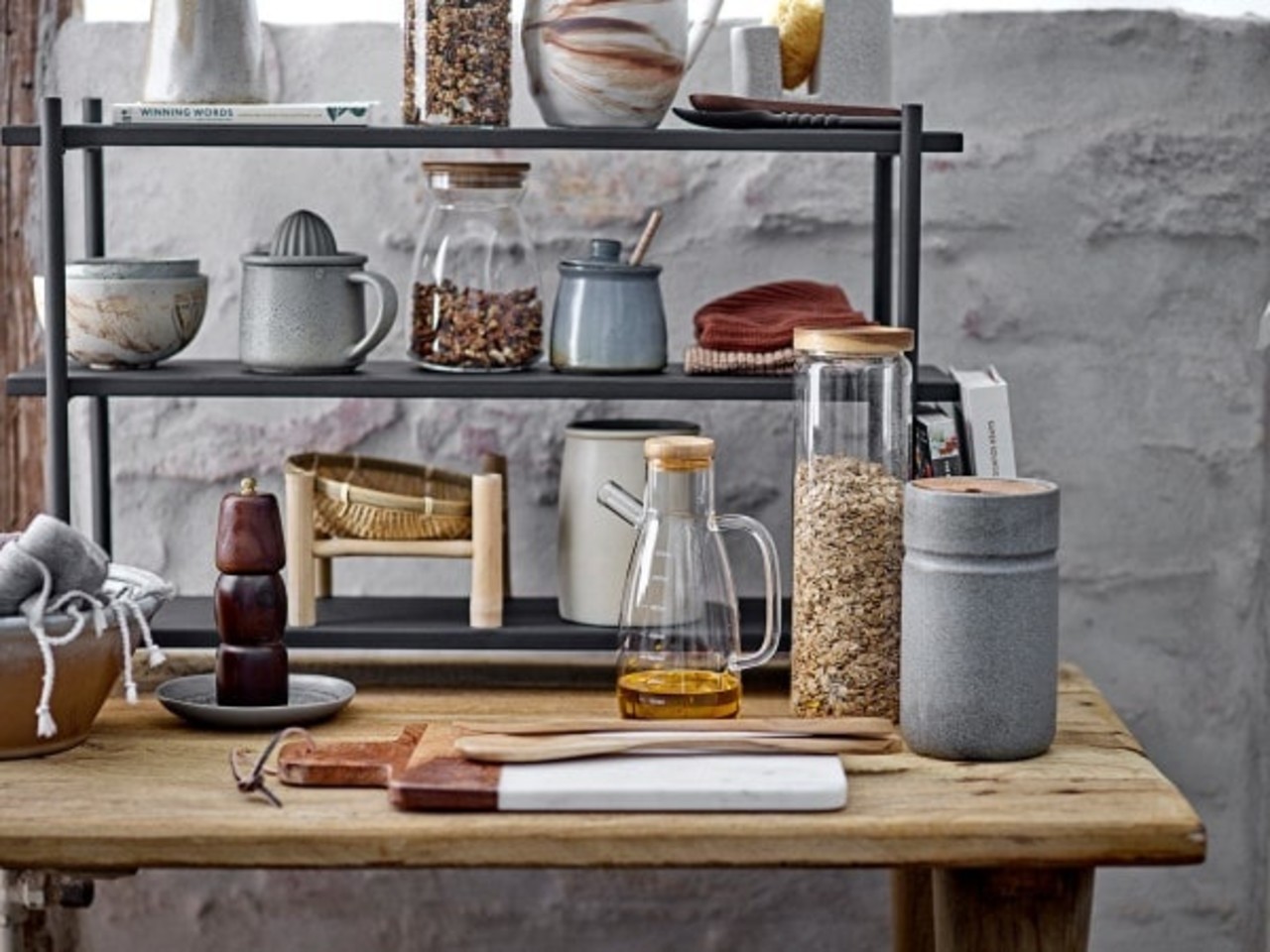 Bloomingville Otte väggställ - 82058016 Bloomingville Otte väggställ - 82058016