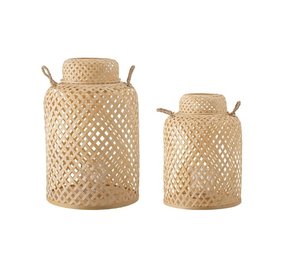 Bloomingville Set di 2 lanterne Madlin