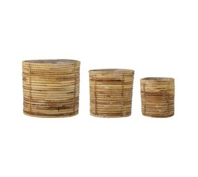 Bloomingville Linoa flower pots set of 3 pieces Bloomingville Linoa flower pots set of 3 pieces