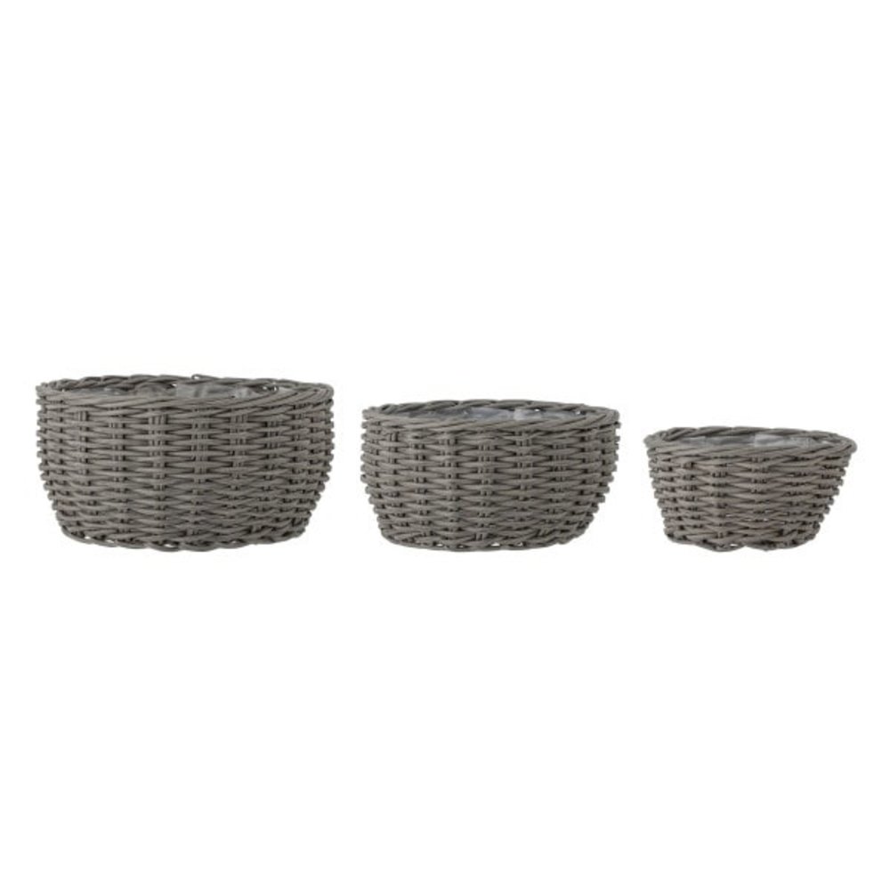Bloomingville Fioria bloempotten set van 3 stuks - 82056823 Bloomingville Fioria bloempotten set van 3 stuks - 82056823