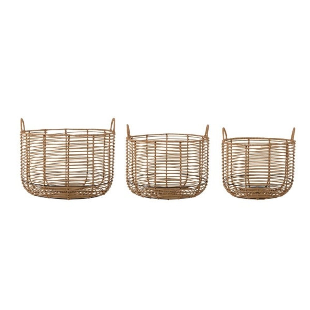 Bloomingville Mekkel manden set van 3 stuks - 82056852 Bloomingville Mekkel manden set van 3 stuks - 82056852