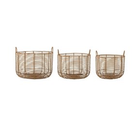 Bloomingville Mekkel baskets set of 3 pieces Bloomingville Mekkel baskets set of 3 pieces