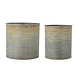 Bloomingville Meick bloempotten set van 2 stuks - 82057457 Bloomingville Meick bloempotten set van 2 stuks - 82057457