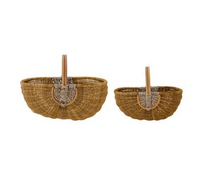 Bloomingville Vibber manden set van 2 stuks Bloomingville Vibber manden set van 2 stuks