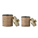 Bloomingville Abas voorraadpotjes set van 2 stuks - 82058047 Bloomingville Abas voorraadpotjes set van 2 stuks - 82058047