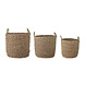 Bloomingville Maisie manden set van 3 stuks - 82056766 Bloomingville Maisie manden set van 3 stuks - 82056766