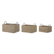 Bloomingville Mini Fenter storage baskets set of 3 pieces - 82056767 Bloomingville Mini Fenter storage baskets set of 3 pieces - 82056767