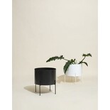 Hubsch Airy bloempot wit large - 941604