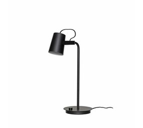 Hubsch Brennende bordlampe svart Hubsch Brennende bordlampe svart