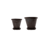 House Doctor Flower Pot de fleurs avec soucoupe set de 2 pièces - 210140611 House Doctor Flower Pot de fleurs avec soucoupe set de 2 pièces - 210140611