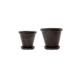 House Doctor Flower bloempot met schotel set van 2 stuks - 210140611 House Doctor Flower bloempot met schotel set van 2 stuks - 210140611