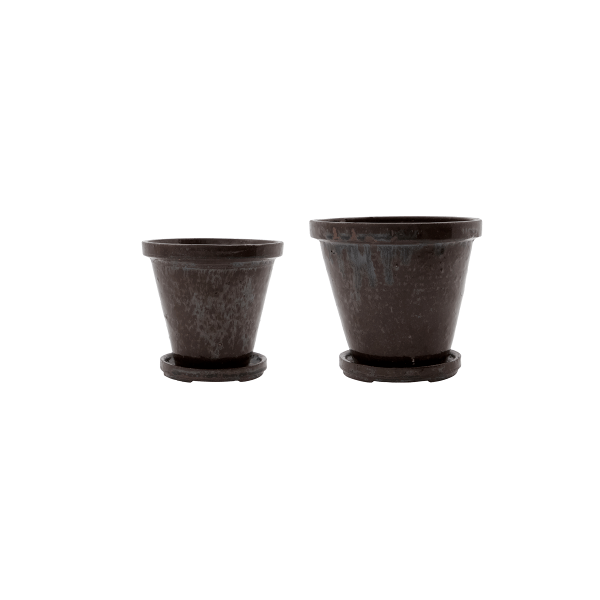 House Doctor Flower Blumentopf mit Untersetzer 2er-Set - 210140611