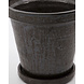 House Doctor Flower bloempot met schotel set van 2 stuks bruin - 210140601 House Doctor Flower bloempot met schotel set van 2 stuks bruin - 210140601