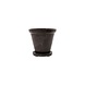House Doctor Flower bloempot met schotel set van 2 stuks bruin - 210140601 House Doctor Flower bloempot met schotel set van 2 stuks bruin - 210140601