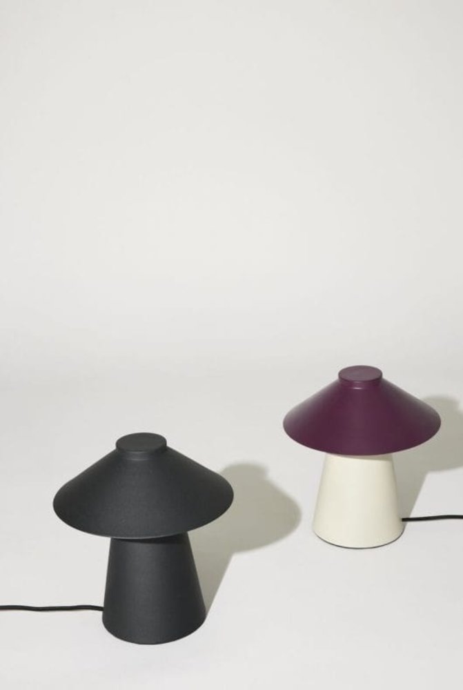 Hubsch Lampe à poser Chipper sable/bordeaux - 961615