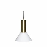 Hubsch Contrast hanging lamp brass - 961612