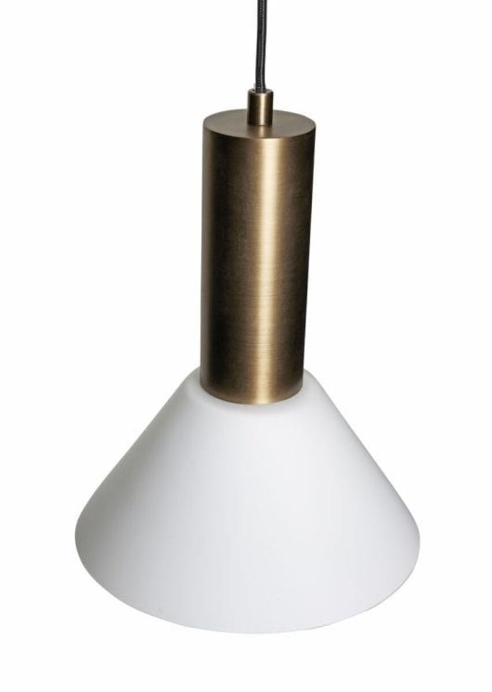 Hubsch Contrast hanglamp geborsteld messing - 961611 Hubsch Contrast hanglamp geborsteld messing - 961611