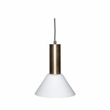 Hubsch Contrast hanglamp geborsteld messing - 961611 Hubsch Contrast hanglamp geborsteld messing - 961611