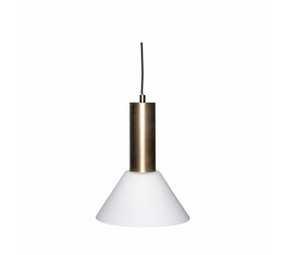 Hubsch Contrast hanglamp geborsteld messing Hubsch Contrast hanglamp geborsteld messing