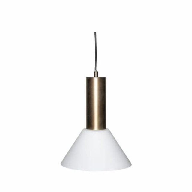 Hubsch Contrast hanglamp geborsteld messing - 961611 Hubsch Contrast hanglamp geborsteld messing - 961611