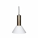 Hubsch Contrast hanglamp geborsteld messing - 961611 Hubsch Contrast hanglamp geborsteld messing - 961611