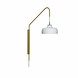 Hubsch Current wandlamp khaki/groen - 961616 Hubsch Current wandlamp khaki/groen - 961616