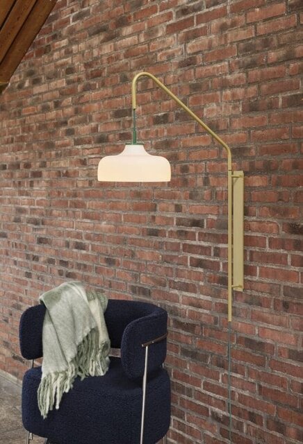 Hubsch Current wandlamp khaki/groen - 961616