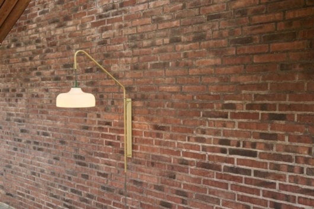 Hubsch Current wandlamp khaki/groen - 961616 Hubsch Current wandlamp khaki/groen - 961616