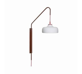Hubsch Lampada da parete attuale rosso/marrone Hubsch Lampada da parete attuale rosso/marrone