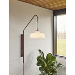 Hubsch Nuvarande vägglampa röd/brun - 961617