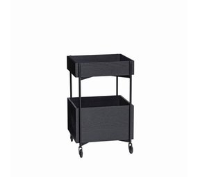 Hubsch Fresh trolley zwart Hubsch Fresh trolley zwart