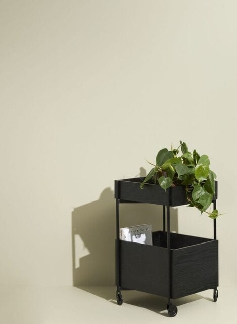 Hubsch Carrito Fresh negro - 021609