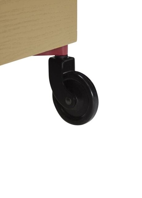 Hubsch Fresh trolley khaki/burgundy - 021610