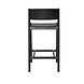 Hubsch Oblique barstoel zwart - 331608 Hubsch Oblique barstoel zwart - 331608