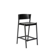 Hubsch Oblique bar stool black - 331608