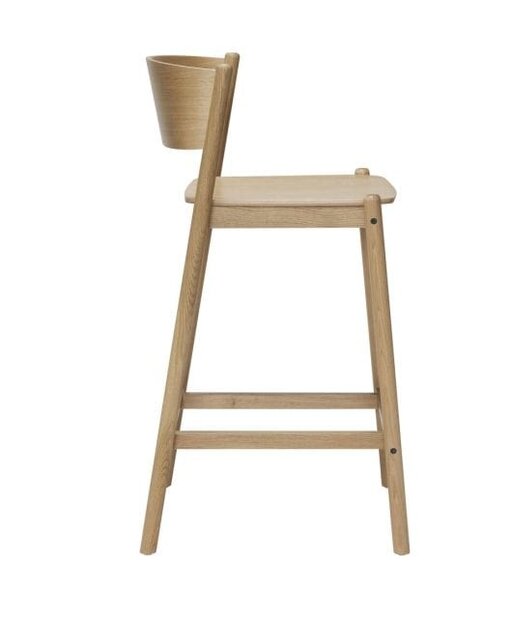 Hubsch Skrå barstol naturlig - 331607