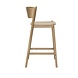 Hubsch Oblique barstoel naturel - 331607 Hubsch Oblique barstoel naturel - 331607