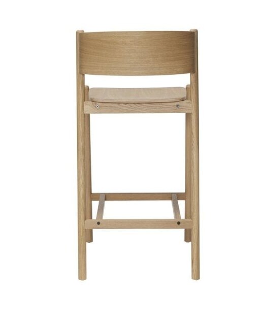 Hubsch Oblique bar stool natural - 331607 Hubsch Oblique bar stool natural - 331607