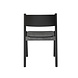 Hubsch Oblique stoel zwart - 331604 Hubsch Oblique stoel zwart - 331604